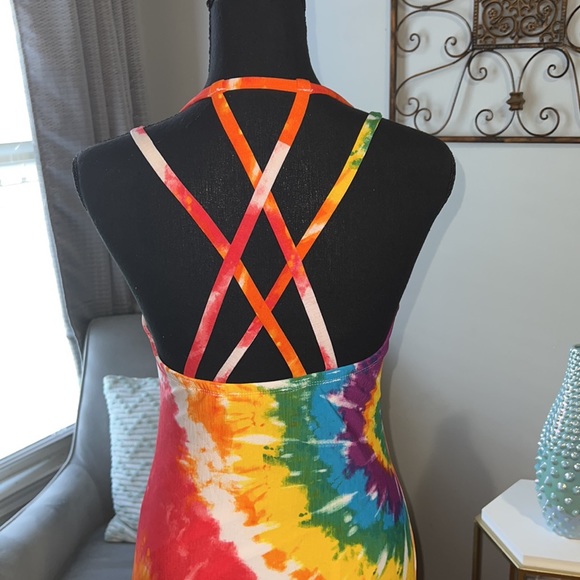 Rainbow Maxi Dress - Picture 4 of 5